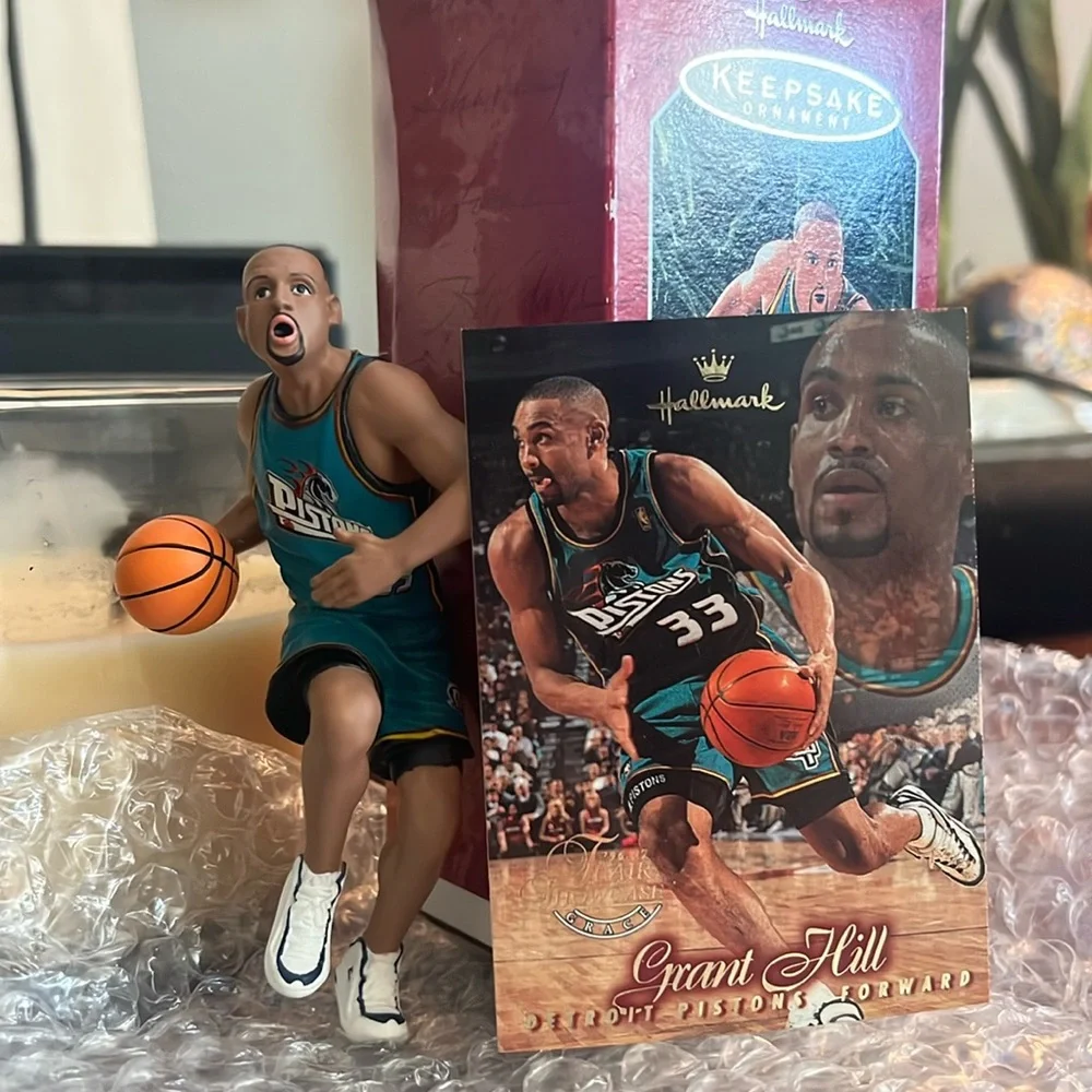 Hallmark 1998 Vintage Ornament Grant Hill Hoop Stars # 4 Series EUC